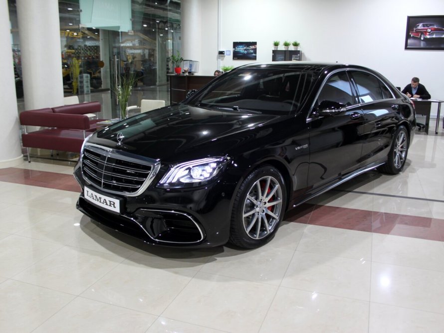 Мерседес s 222 AMG черный