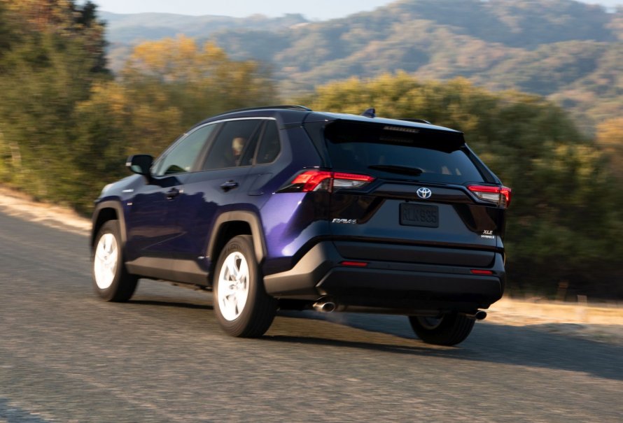 Toyota rav4 2019 темно синий