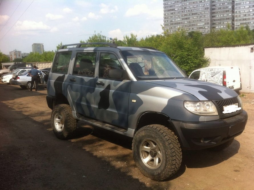 УАЗ Патриот камуфляж Раптор