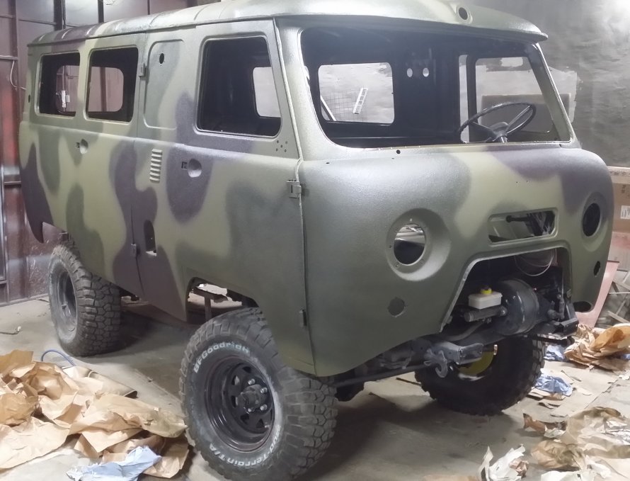 УАЗ 452 цвет хаки
