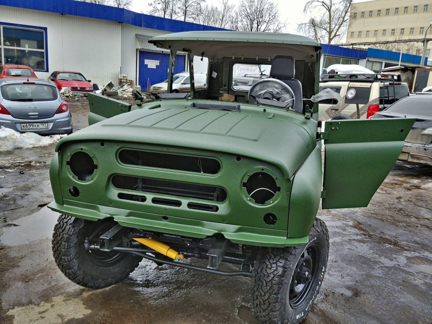 УАЗ 469 зеленый матовый