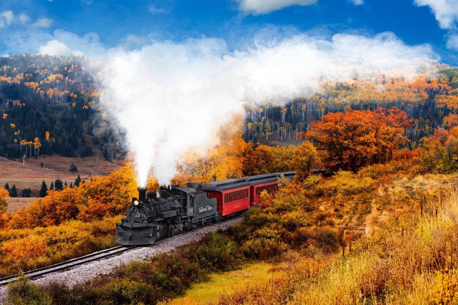 Cumbres and Toltec Scenic Railroad в Нью-Мексико