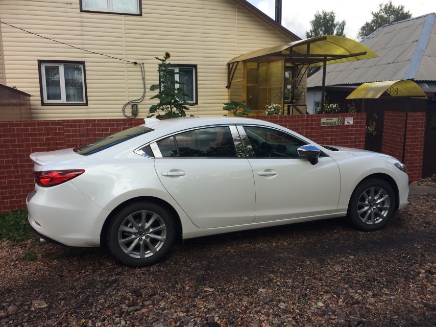 Mazda 6 белый перламутр