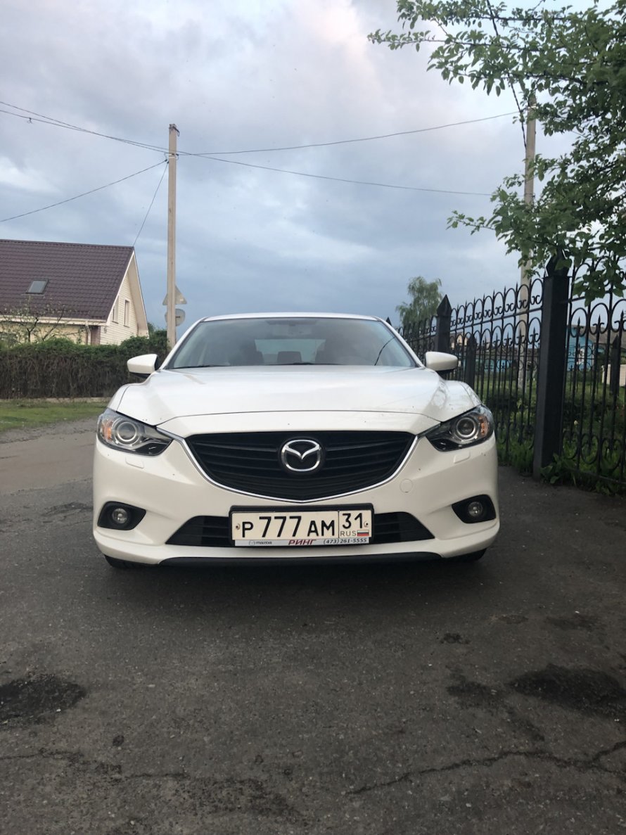 Mazda 6 белый перламутр