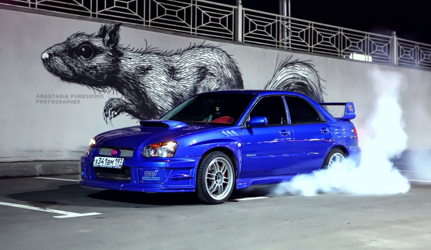 Субару Импреза WRX конь