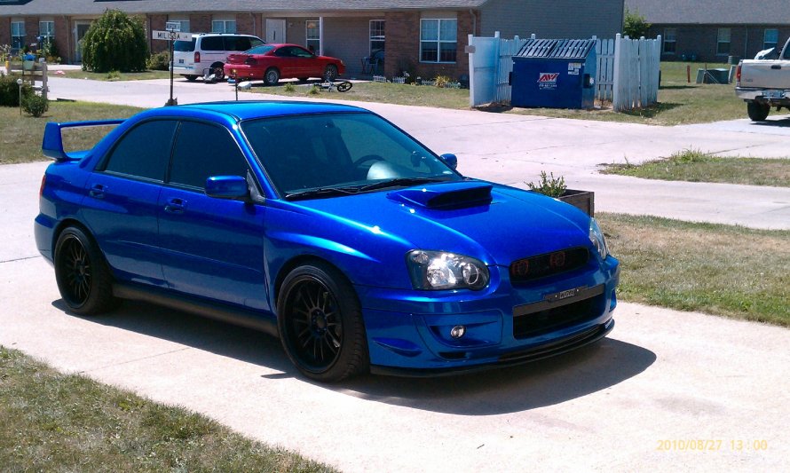 Subaru Impreza WRX черный 2004