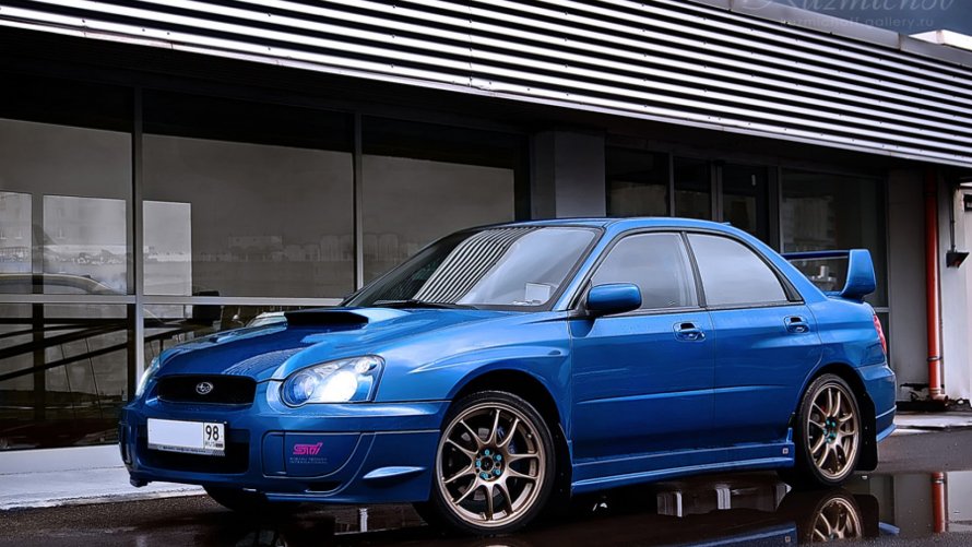 Субару Импреза WRX STI конь