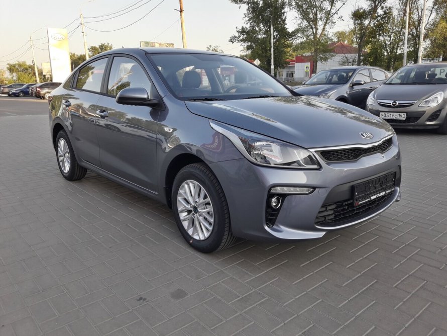 Kia Rio 2019 серая