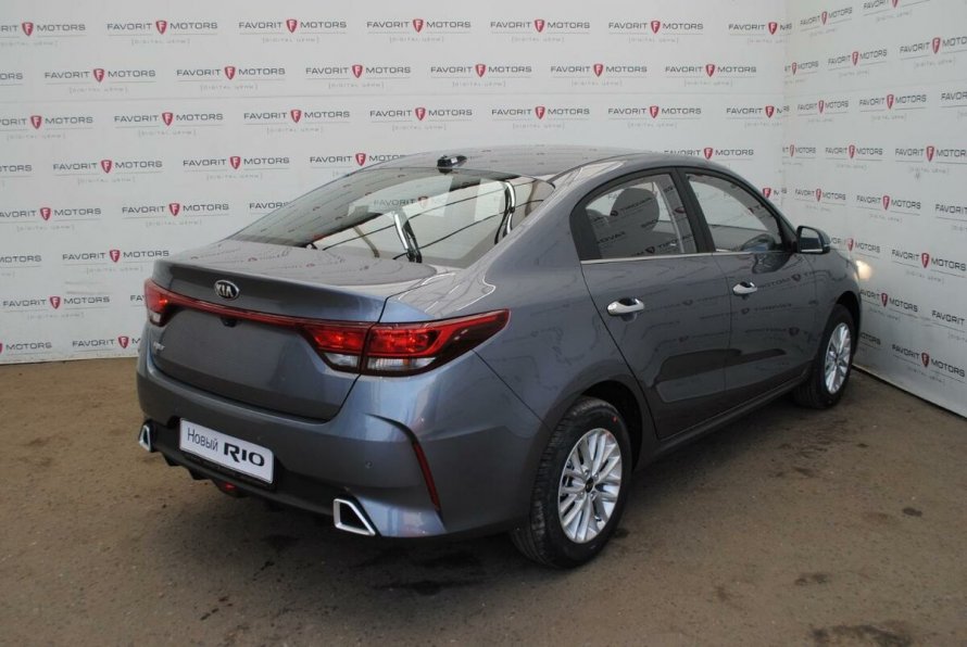 Kia Rio 2021 серая