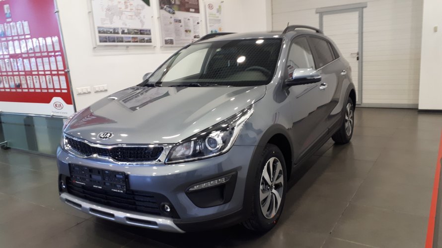 Kia Rio x-line 2021 серая