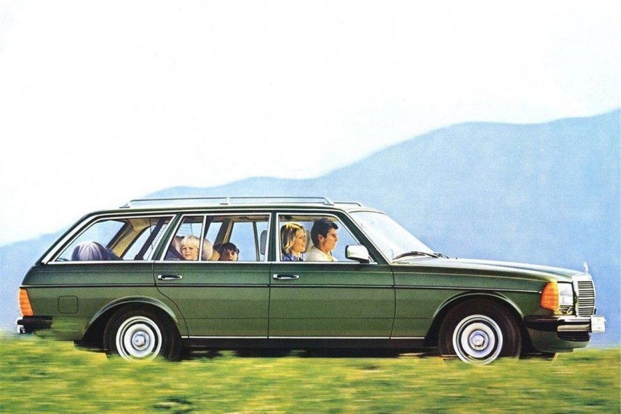 Мерседес w123 универсал красный