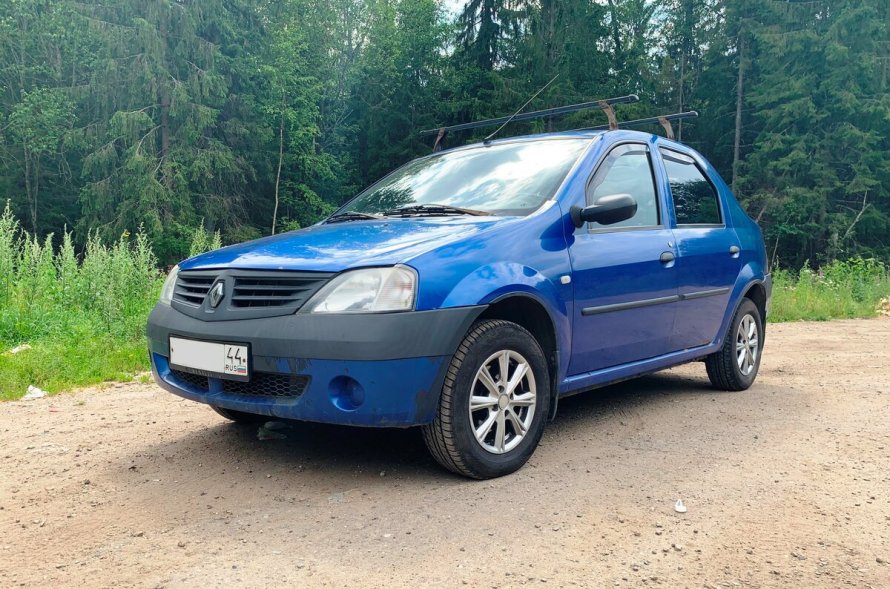 Renault Logan 2008 синий