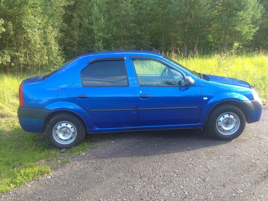 Renault Logan 1 синий