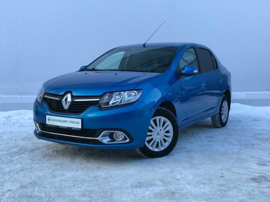Renault Logan 2015 синий