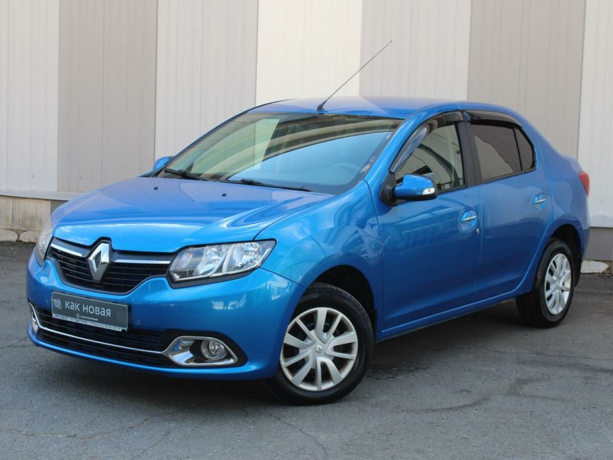 Renault Logan синий