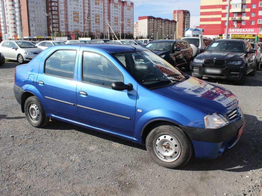 Рено Логан синий 2006
