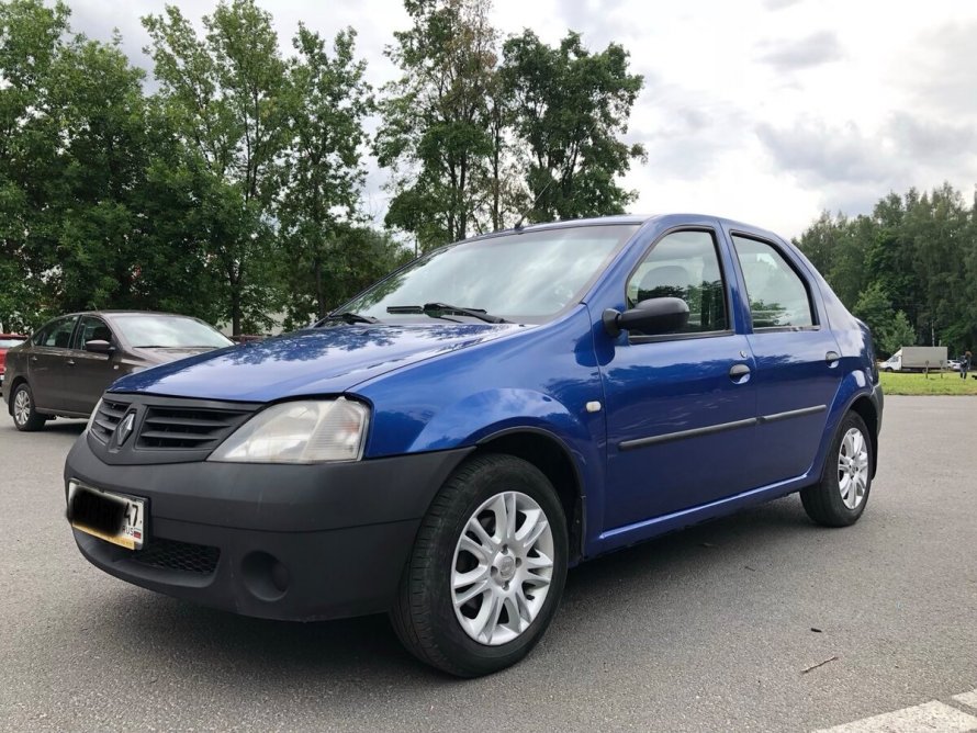 Renault Logan 2 синий
