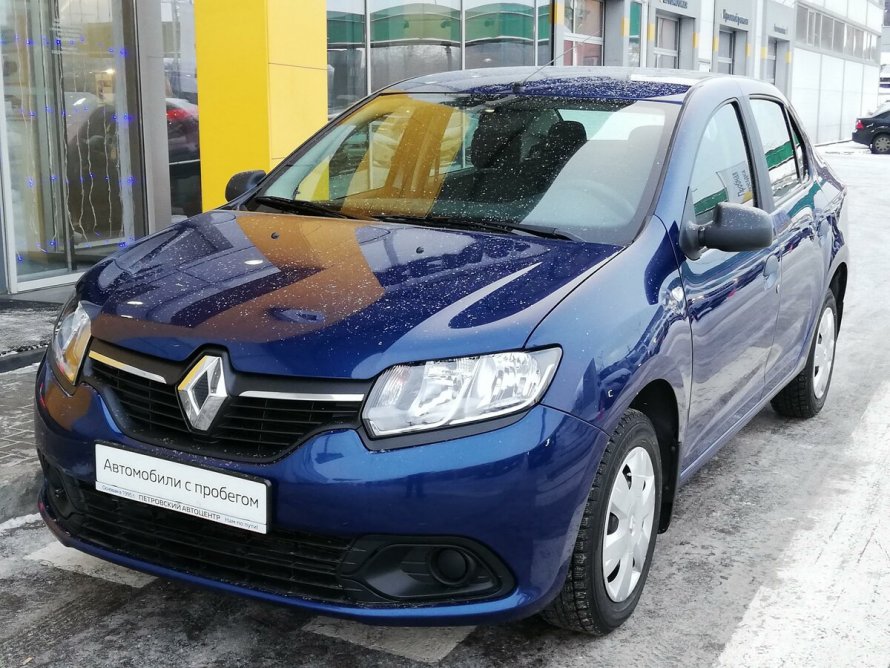 Renault Logan 2008 синий