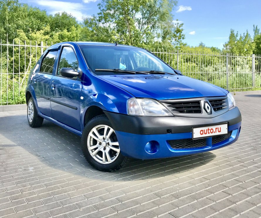 Renault Logan 2014 синий