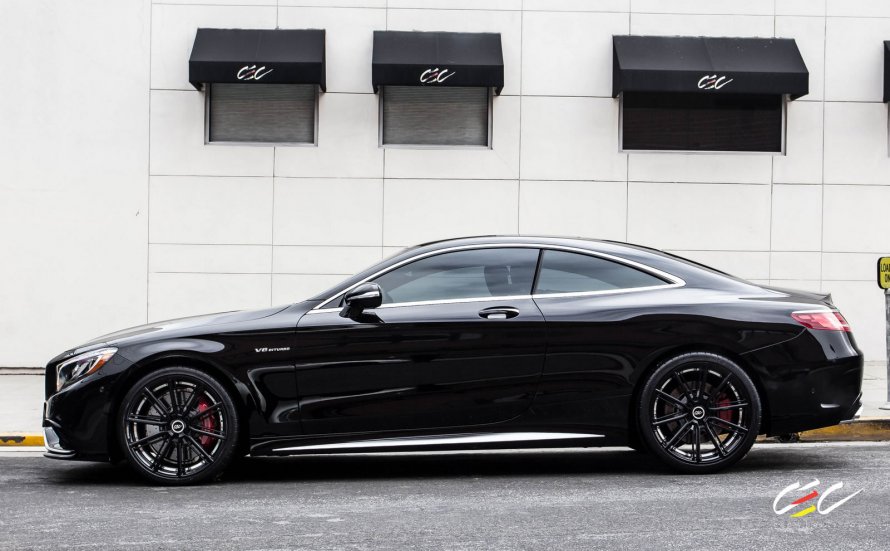 Мерседес s63 купе черный