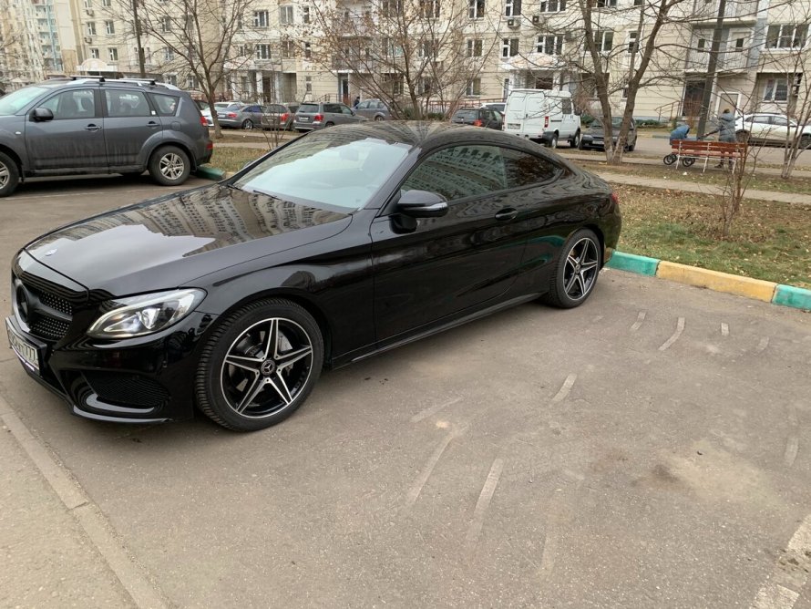 Мерседес w205 черный