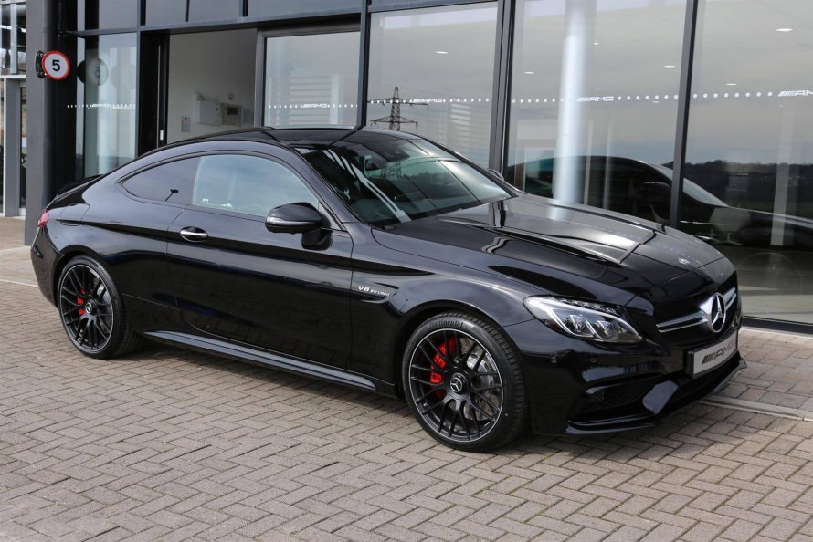 Mercedes c63s AMG Coupe Black