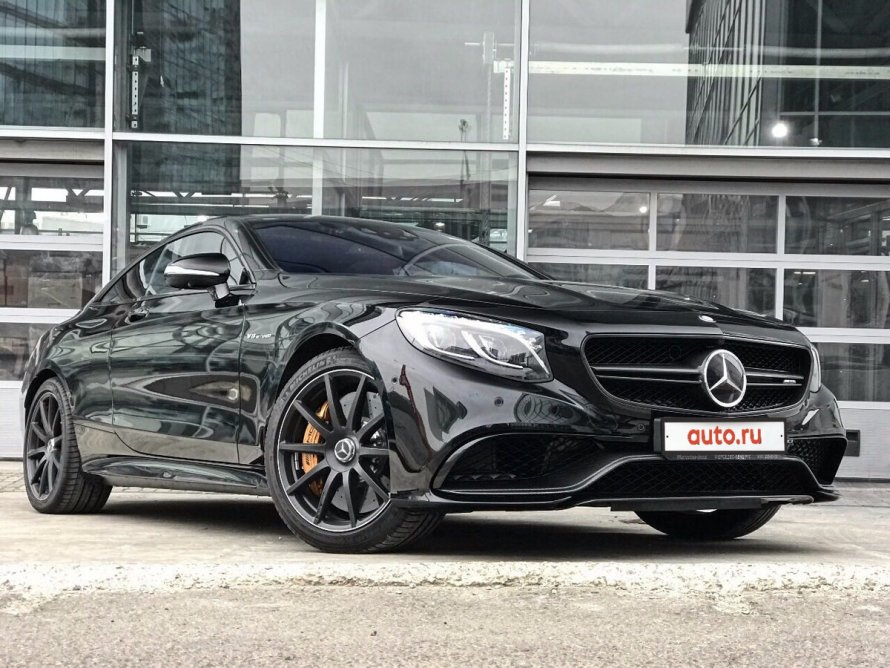 Мерседес s63 АМГ купе черный