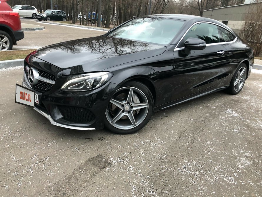 Mercedes w205 купе черный