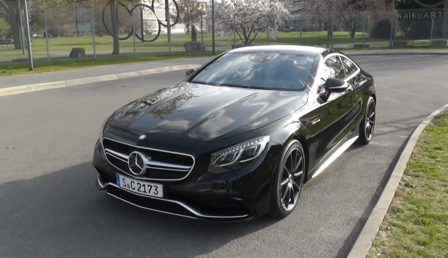 Mercedes s Coupe Black