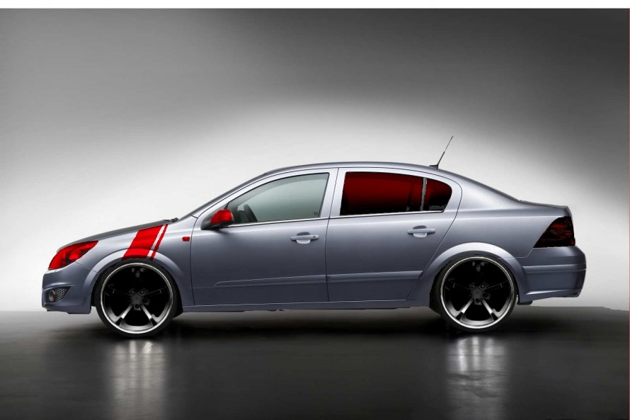 Opel Astra h седан обвес
