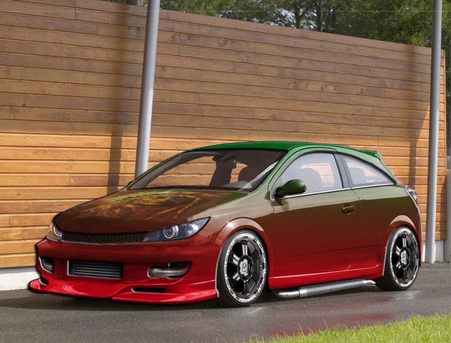 Опель Астра h GTC Tuning