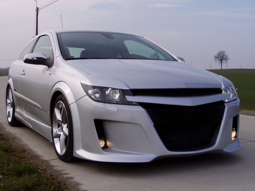 Opel Astra h GTC обвес