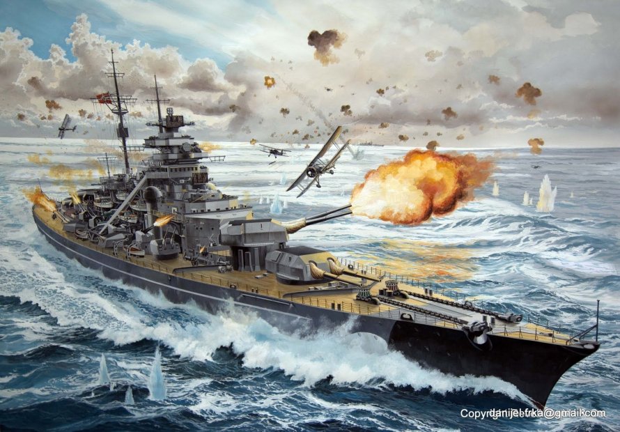 Revell 05040 Battleship Bismarck
