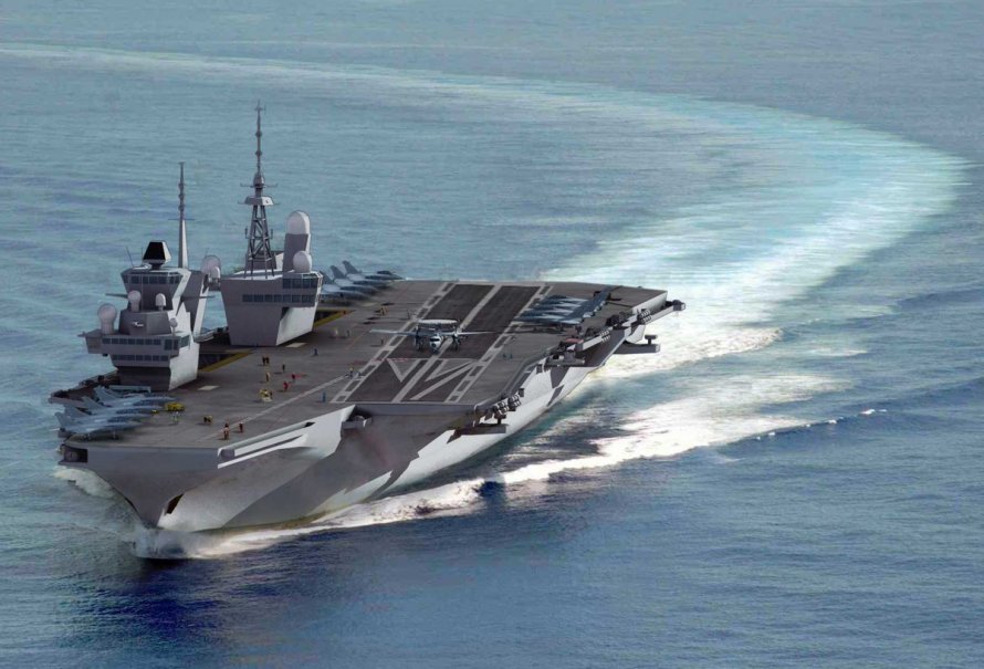 Porte-avions 2 (pa2) новый авианосец ВМС Франции