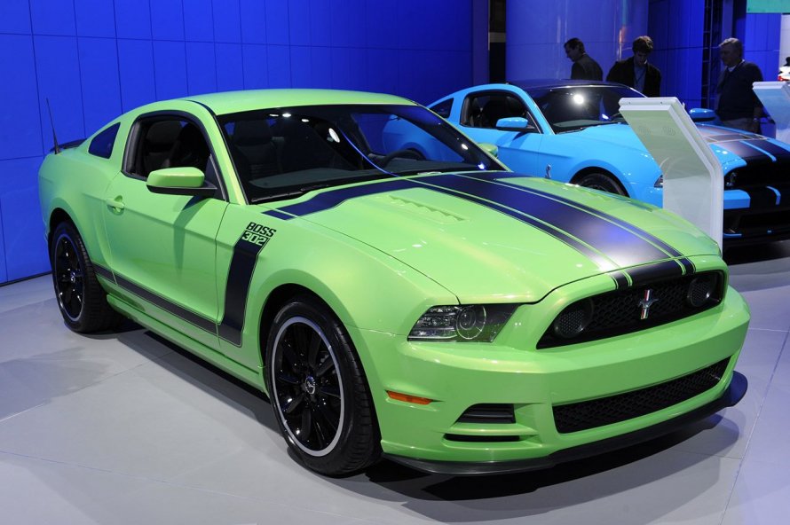 Форд Мустанг босс 2013 Green