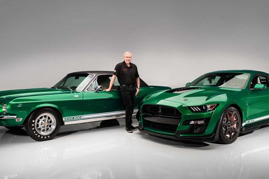 Форд Мустанг Shelby 2020 зелёный