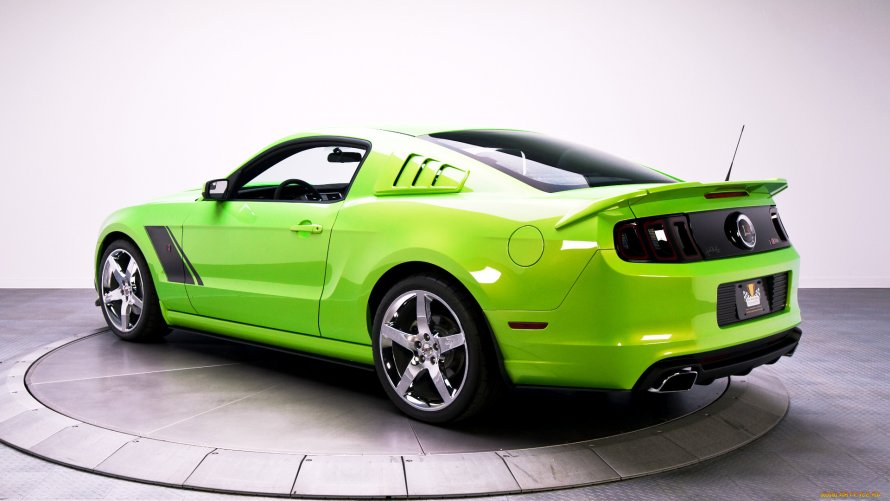 Форд Мустанг Шелби gt 500 зелёный