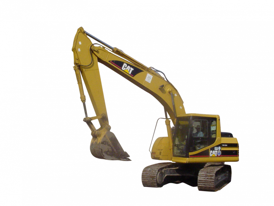 Экскаватор Cat 320 вектор