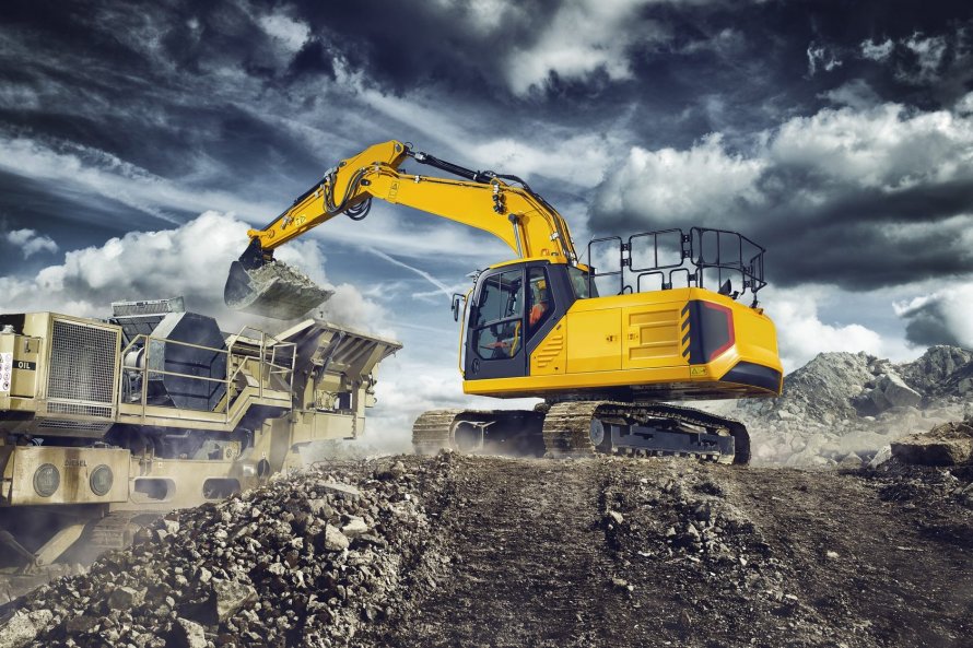 Гусеничный экскаватор «JCB js 210 LC»
