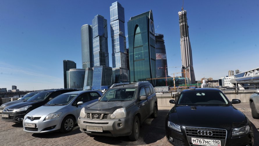 Москва Сити машины