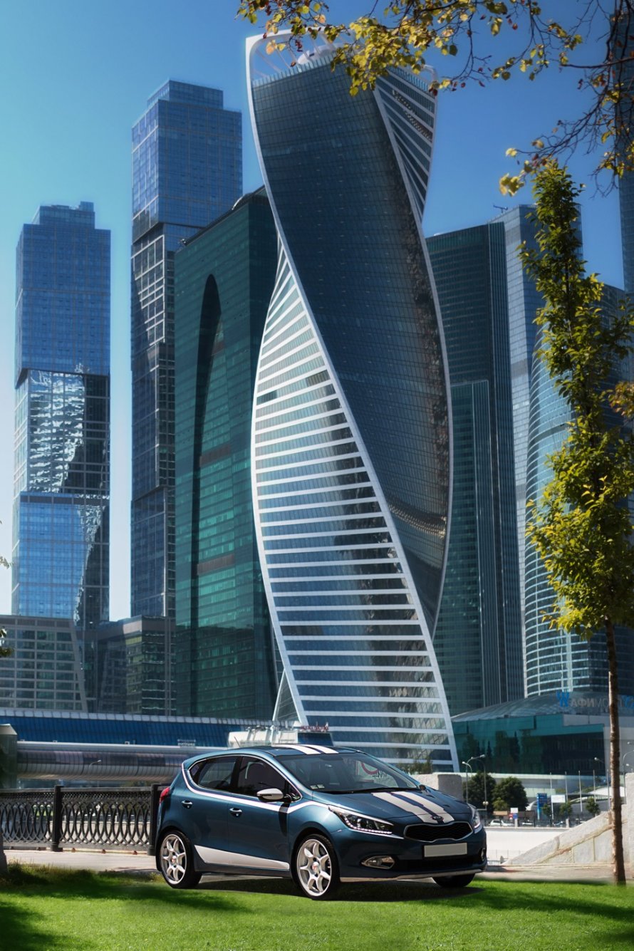 Москва Сити машины