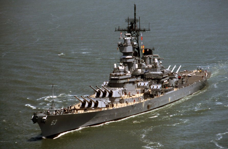USS Missouri (BB-63) вооружение