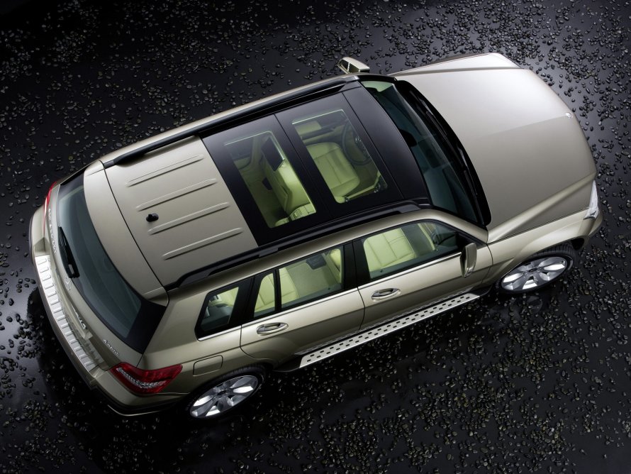 Mercedes GLK панорамная крыша