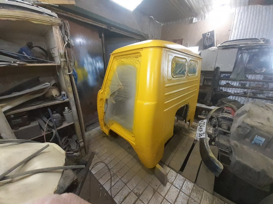 Покраска кабины УАЗ 3303