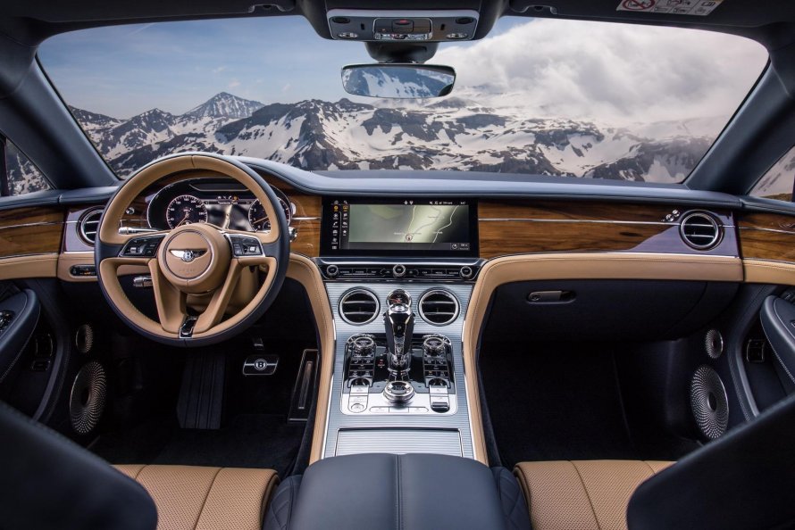 Bentley Continental gt 2018 салон
