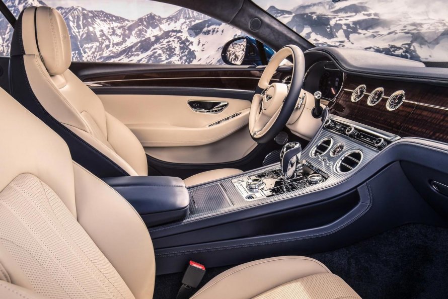 Bentley Continental gt 2018 салон