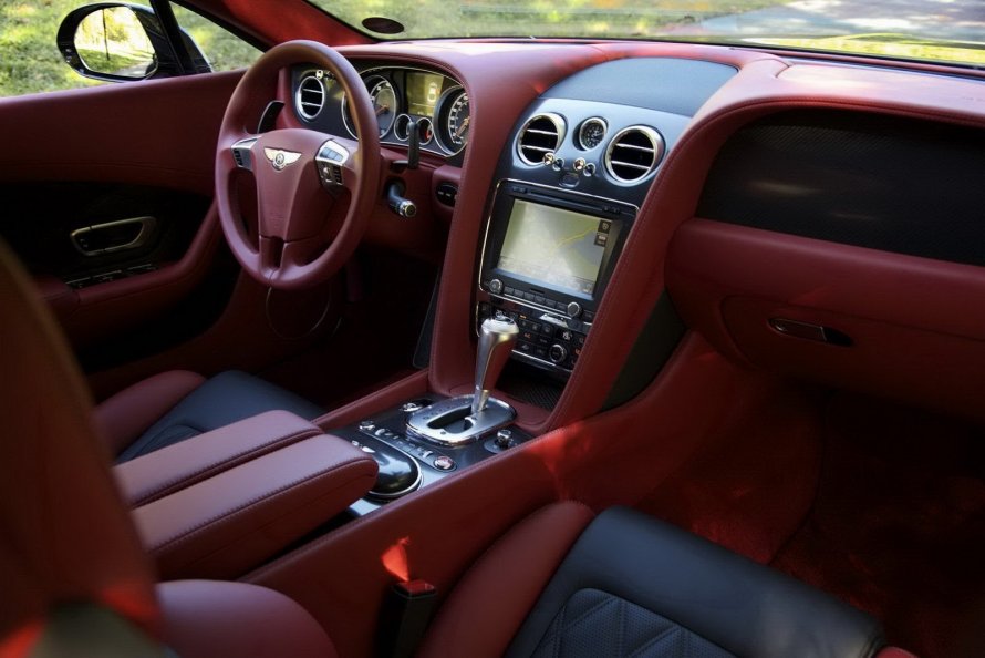 Bentley Continental gt салон