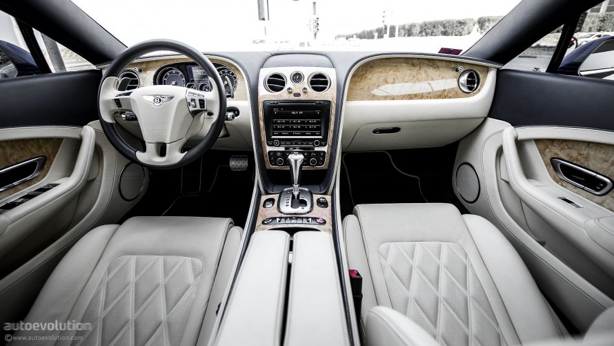 Bentley Continental gt 2017 салон