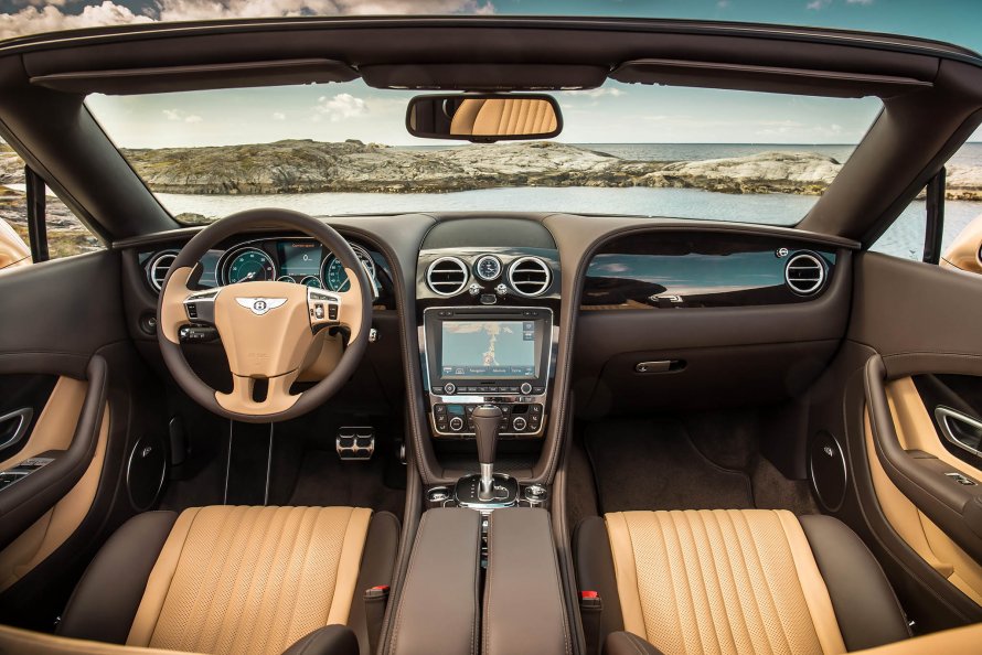 Bentley Continental gt 2015 салон