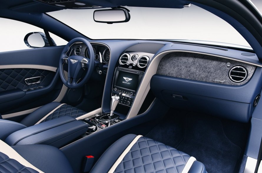 Bentley Continental gt Mulliner салон